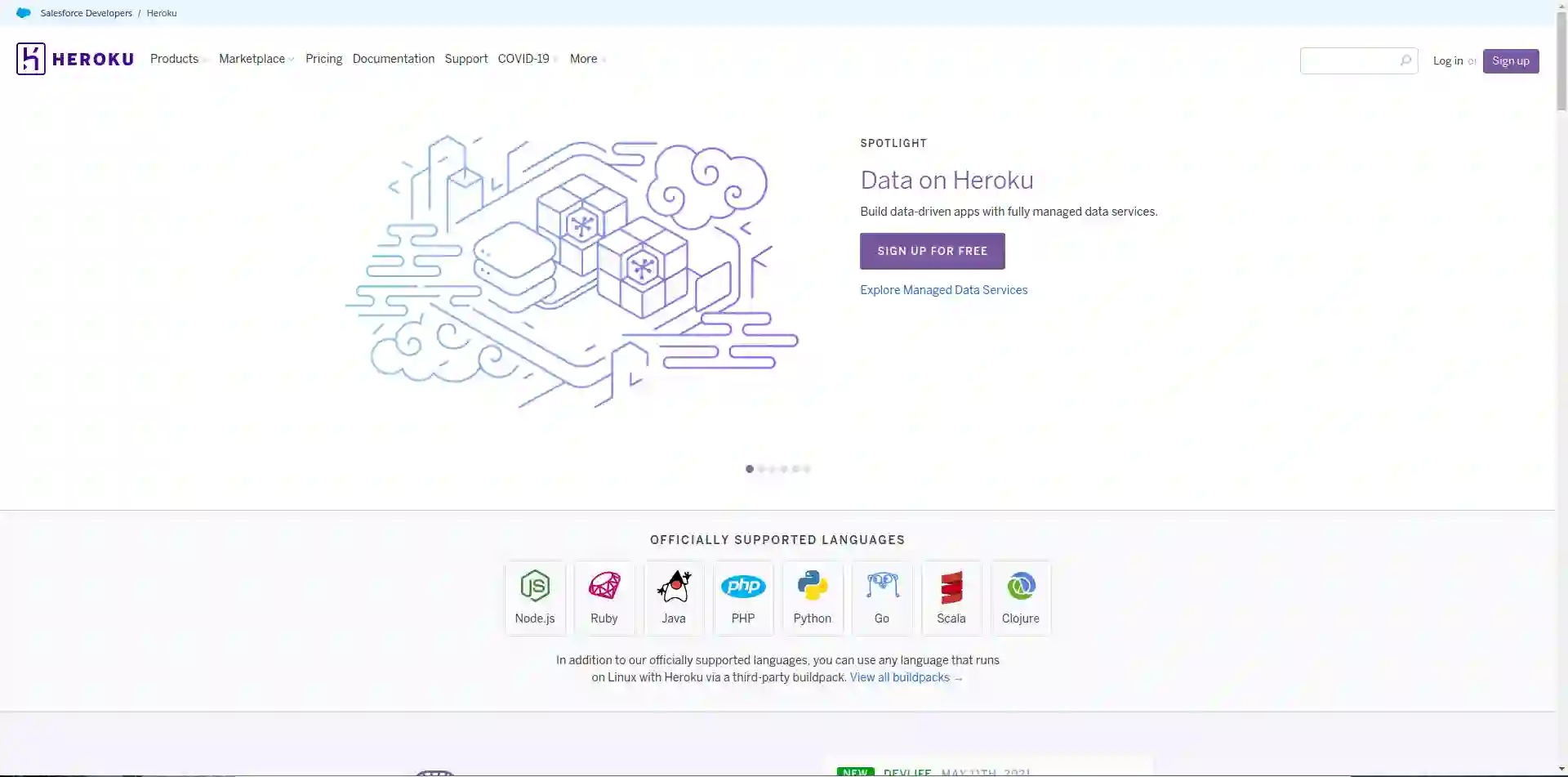 Haciendo deploy del backend en heroku